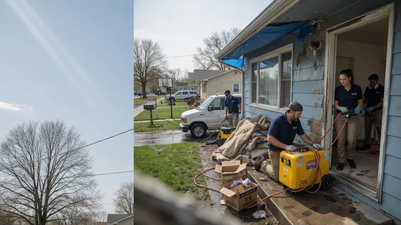 Basement Flood Cleanup in Staffordsville, KY near me